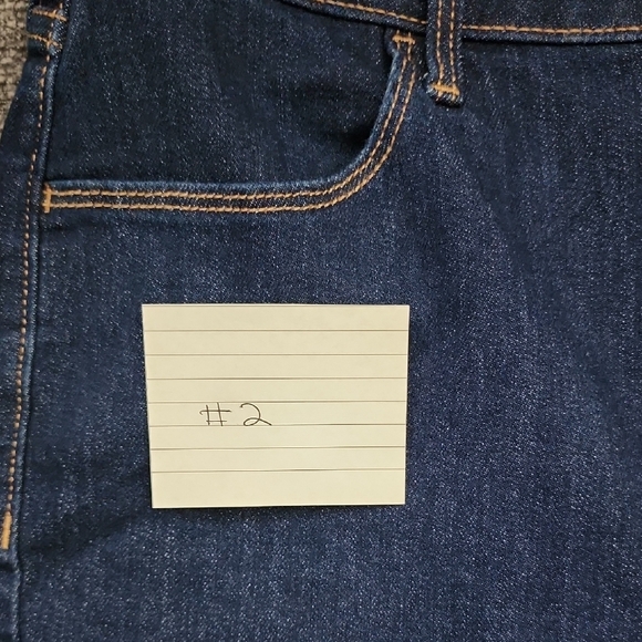 Old Navy Women's Dark Blue Flare Jeans - Picture 9 of 9